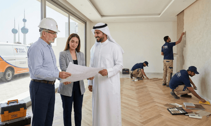 خبراؤنا وفريق العمل في تولز العالمية | النخبة الفنية التي تثق بها منازل الكويت
